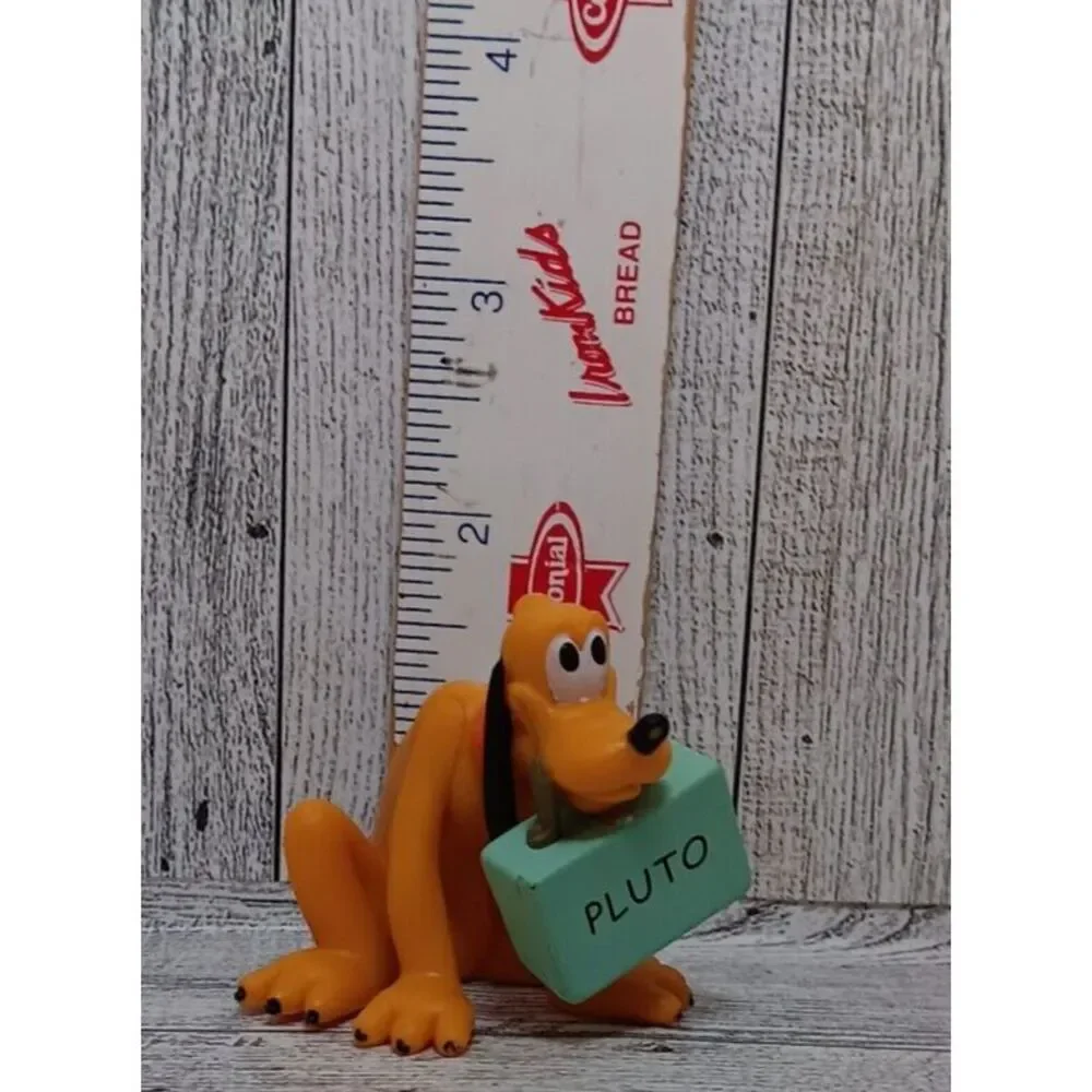Pluto Train Passenger Dog‎ Suitcase Summer Vacation Figure Figurine Cake Topper